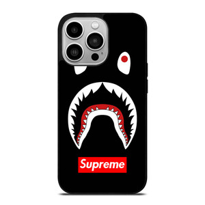 BAPE CAMO SHARK SUPREME BLACK iPhone 14 Pro Case Cover