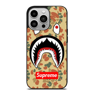 BAPE CAMO SHARK SUPREME iPhone 14 Pro Case Cover BAPE CAMO SHARK SUPREME iPhone 14 Pro Case Cover