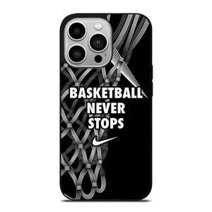 BASKETBALL NEVER STOPS LOGO iPhone 14 Pro Case Cover BASKETBALL NEVER STOPS LOGO iPhone 14 Pro Case Cover