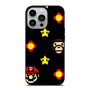 BATHING APE BAPE MARIO BROS iPhone 14 Pro Case Cover BATHING APE BAPE MARIO BROS iPhone 14 Pro Case Cover