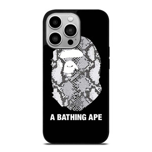 BATHING APE SNAKE SKIN iPhone 14 Pro Case Cover