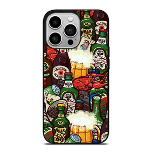 BEER BOTTLE CARTOON iPhone 14 Pro Case Cover BEER BOTTLE CARTOON iPhone 14 Pro Case Cover