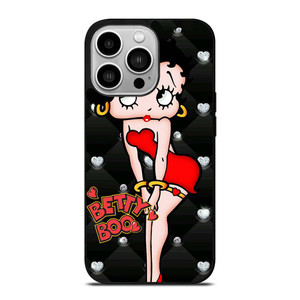 BETTY BOOP DIAMOND POLKADOT iPhone 14 Pro Case Cover