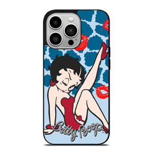 BETTY BOOP KISS CARTOON iPhone 14 Pro Case Cover