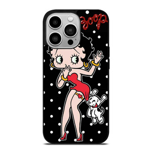 BETTY BOOP POLKA DOT CARTOON iPhone 14 Pro Case Cover BETTY BOOP POLKA DOT CARTOON iPhone 14 Pro Case Cover