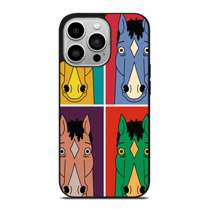 BOJACK HORSEMAN COLORFULL COLLAGE iPhone 14 Pro Case Cover