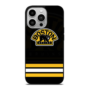 BOSTON BRUINS LOGO STRIPED iPhone 14 Pro Case Cover BOSTON BRUINS LOGO STRIPED iPhone 14 Pro Case Cover