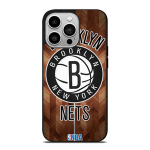 BROOKLYN NETS WOODEN LOGO iPhone 14 Pro Case Cover