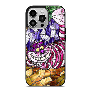 CHESHIRE CAT STAINED GLASS iPhone 14 Pro Case Cover