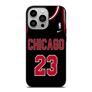 CHICAGO BULLS MICHAEL JORDAN JERSEY iPhone 14 Pro Case Cover