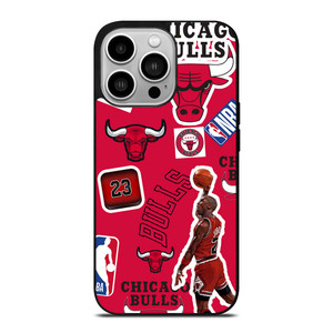 CHICAGO BULLS STICKER BOMB iPhone 14 Pro Case Cover CHICAGO BULLS STICKER BOMB iPhone 14 Pro Case Cover