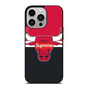 CHICAGO BULLS SUPREME LOGO iPhone 14 Pro Case Cover