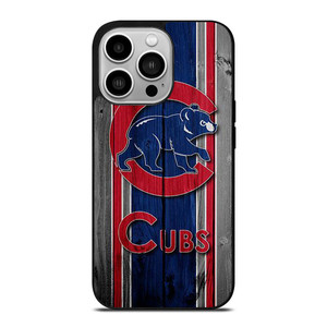 CHICAGO CUBS WOODEN LOGO iPhone 14 Pro Case Cover