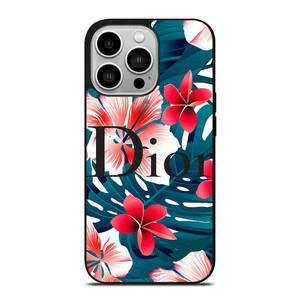 CHRISTIAN DIOR HIBISCUS FLOWER iPhone 14 Pro Case Cover