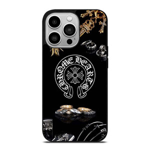 CHROME HEARTS METAL LOGO iPhone 14 Pro Case Cover CHROME HEARTS METAL LOGO iPhone 14 Pro Case Cover