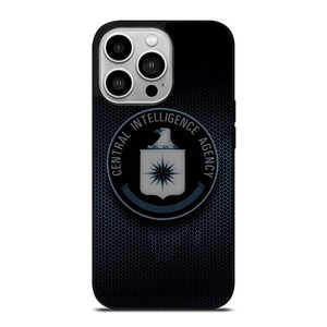 CIA CENTRAL INTELLIGENCE AGENCY METAL LOGO iPhone 14 Pro Case Cover
