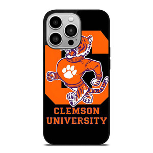 CLEMSON TIGERS UNIVERSITY ICON iPhone 14 Pro Case Cover
