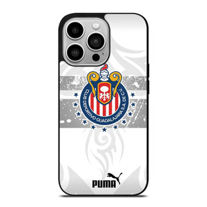 CLUB DEPORTIVO GUADALAJARA PUMA WHITE iPhone 14 Pro Case Cover