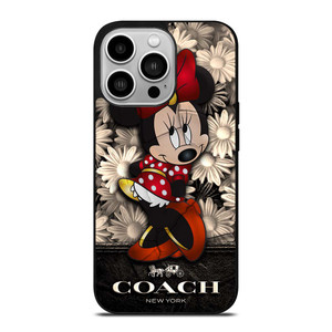 COACH FLOWER MINNIE MOUSE iPhone 14 Pro Case Cover