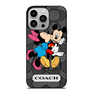 COACH MINNIE MICKEY MOUSE KISS iPhone 14 Pro Case Cover