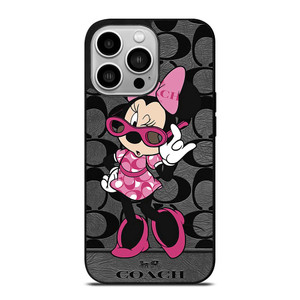 COACH MINNIE MOUSE CUTE iPhone 14 Pro Case Cover COACH MINNIE MOUSE CUTE iPhone 14 Pro Case Cover