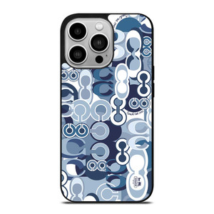 COACH NEW YORK BLUE iPhone 14 Pro Case Cover COACH NEW YORK BLUE iPhone 14 Pro Case Cover