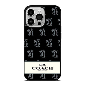 COACH NEW YORK BUNNY iPhone 14 Pro Case Cover