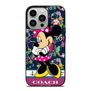 COACH NEW YORK CUTE MICKEY MOUSE iPhone 14 Pro Case Cover