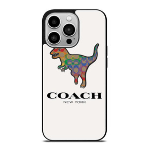 COACH NEW YORK DINOSAUR iPhone 14 Pro Case Cover