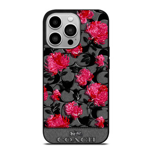 COACH NEW YORK FLOWER 3 iPhone 14 Pro Case Cover