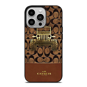 COACH NEW YORK JEEP iPhone 14 Pro Case Cover COACH NEW YORK JEEP iPhone 14 Pro Case Cover