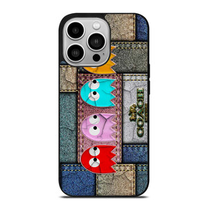 COACH NEW YORK PAC MAN iPhone 14 Pro Case Cover COACH NEW YORK PAC MAN iPhone 14 Pro Case Cover