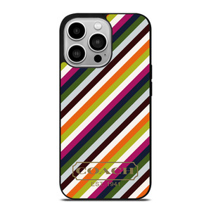 COACH NEW YORK RAINBOW iPhone 14 Pro Case Cover