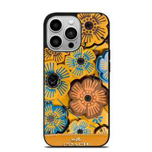 COACH NEW YORK ROSE TEA iPhone 14 Pro Case Cover