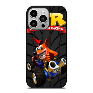CRASH TEAM RACING BANDICOOT CTR TIRE iPhone 14 Pro Case Cover