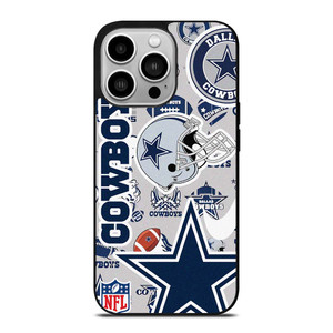 DALLAS COWBOYS NFL STICKER BOMB iPhone 14 Pro Case Cover DALLAS COWBOYS NFL STICKER BOMB iPhone 14 Pro Case Cover
