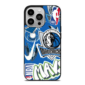 DALLAS MAVERICKS NBA STICKER BOMB iPhone 14 Pro Case Cover