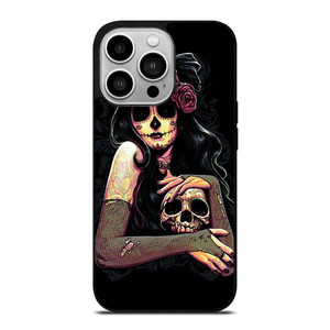 DAY OF THE DEAD ART iPhone 14 Pro Case Cover