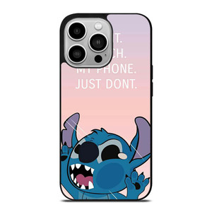 DISNEY STITCH DONT TOUCH MY PHONE  iPhone 14 Pro Case Cover