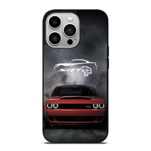 DODGE SRT SMOKED LOGO iPhone 14 Pro Case Cover