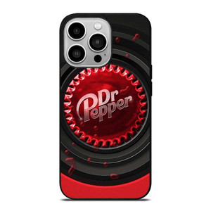 DR PEPPER SODA RED BLACK iPhone 14 Pro Case Cover