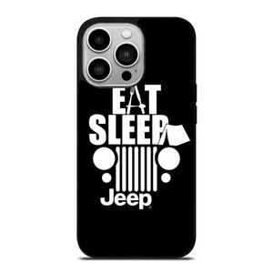 EAT SLEEP JEEP ART iPhone 14 Pro Case Cover