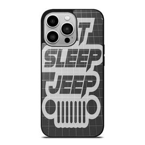 EAT SLEEP JEEP LOGO iPhone 14 Pro Case Cover