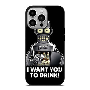 FUTURAMA BENDER QUOTE iPhone 14 Pro Case Cover FUTURAMA BENDER QUOTE iPhone 14 Pro Case Cover