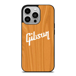 GIBSON GUITAR WOODEN LOGO 2 iPhone 14 Pro Case Cover GIBSON GUITAR WOODEN LOGO 2 iPhone 14 Pro Case Cover