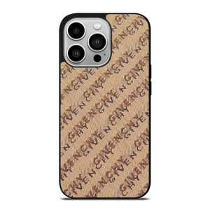 GIVENCHY PARIS LOGO PATTERN 2 iPhone 14 Pro Case Cover