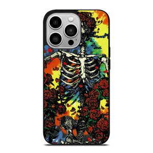 GRATEFUL DEAD SKULL AND ROSE NEW iPhone 14 Pro Case Cover