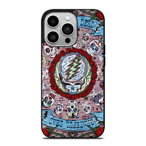 GRATEFUL DEAD SKULL LOGO iPhone 14 Pro Case Cover