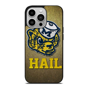 HAIL MICHIGAN WOLVERINES ICON iPhone 14 Pro Case Cover