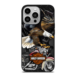 HARLEY DAVIDSON EAGLE METAL LOGO iPhone 14 Pro Case Cover HARLEY DAVIDSON EAGLE METAL LOGO iPhone 14 Pro Case Cover